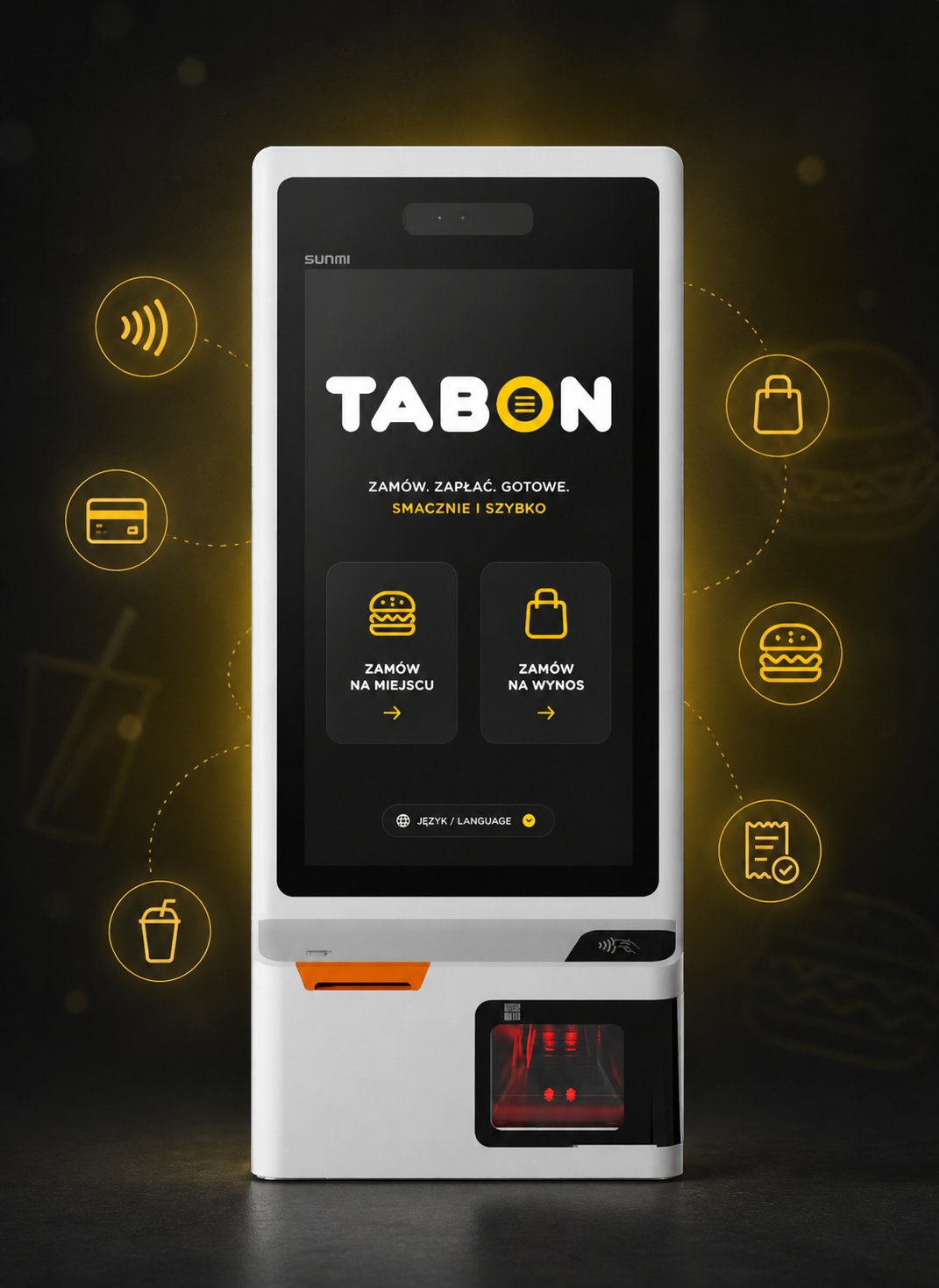 Ekran powitalny TABON
